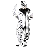 WIDMANN - Disfraz de pantomima asesino, mono, payaso, disfraces de carnaval, Halloween