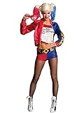 Rubies Disfraz Harley Quinn para mujer, Oficial película Suicide Squad, Chaqueta detalles impreso,...
