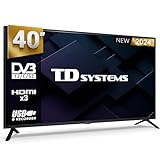 TD Systems - Televisor 40 Pulgadas Full HD, No Smart TV, Television TDT HD, 3 años de garantía,...