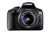 Canon EOS 2000D más EF-S 18-55mm f/3.5-5.6 III Juego de cámara SLR 24,1 MP CMOS 6000 x 4000...