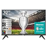 Hisense TV 32A4K - HD Smart TV de 32' con Modo Juego, Deportes IA, Sonido Dolby DTS HD, Alto...